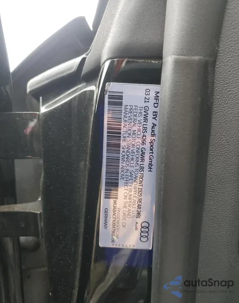 2022 Audi R8 from USA, damaged, VIN WUACECFX2N7900985